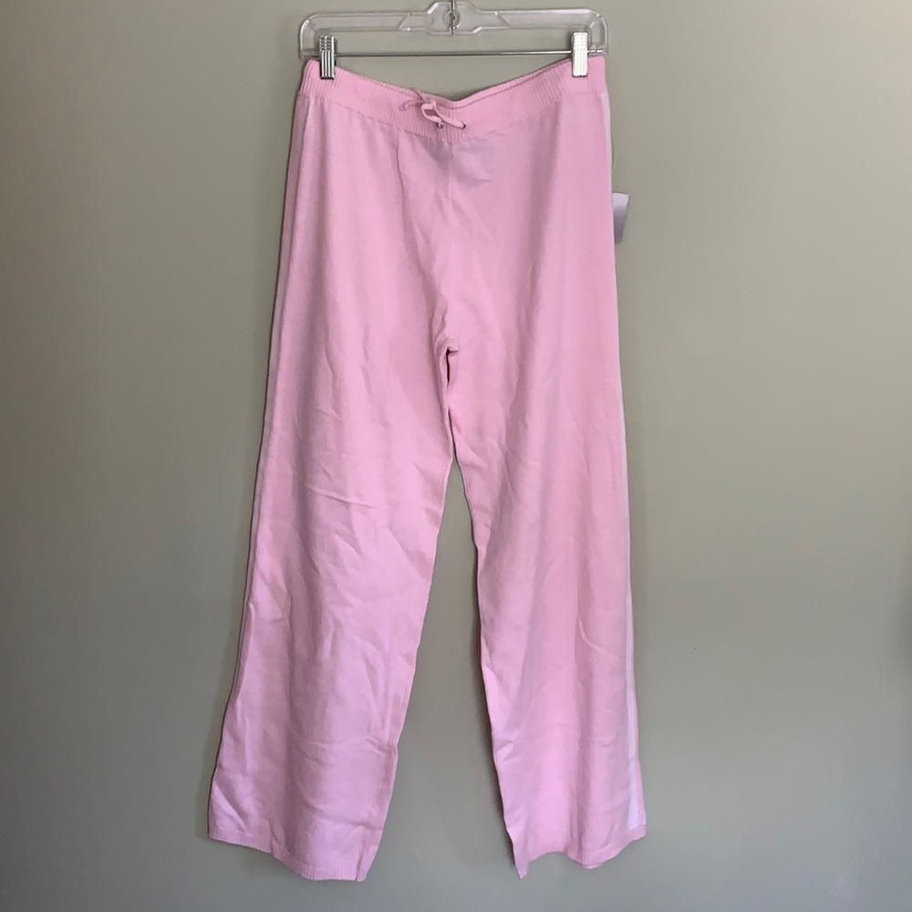 Bill Blass Pink Knit Drawstring Pants